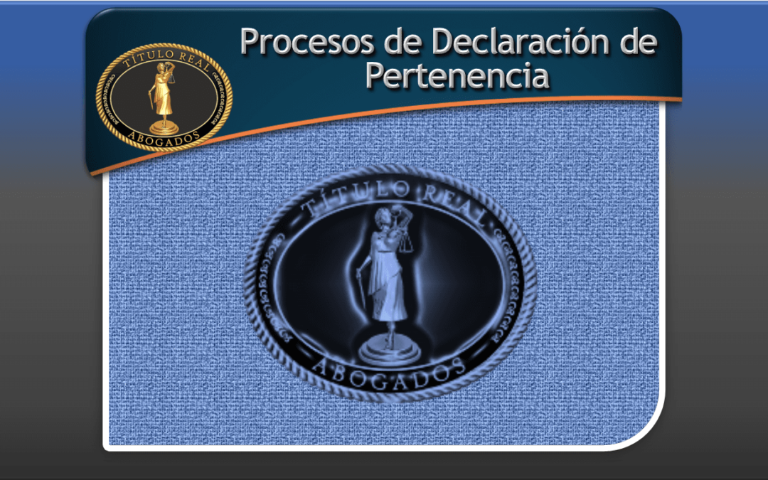 Procesos de Declaración de Pertenencia