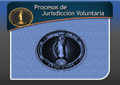 Procesos de Jurisdicción Voluntaria